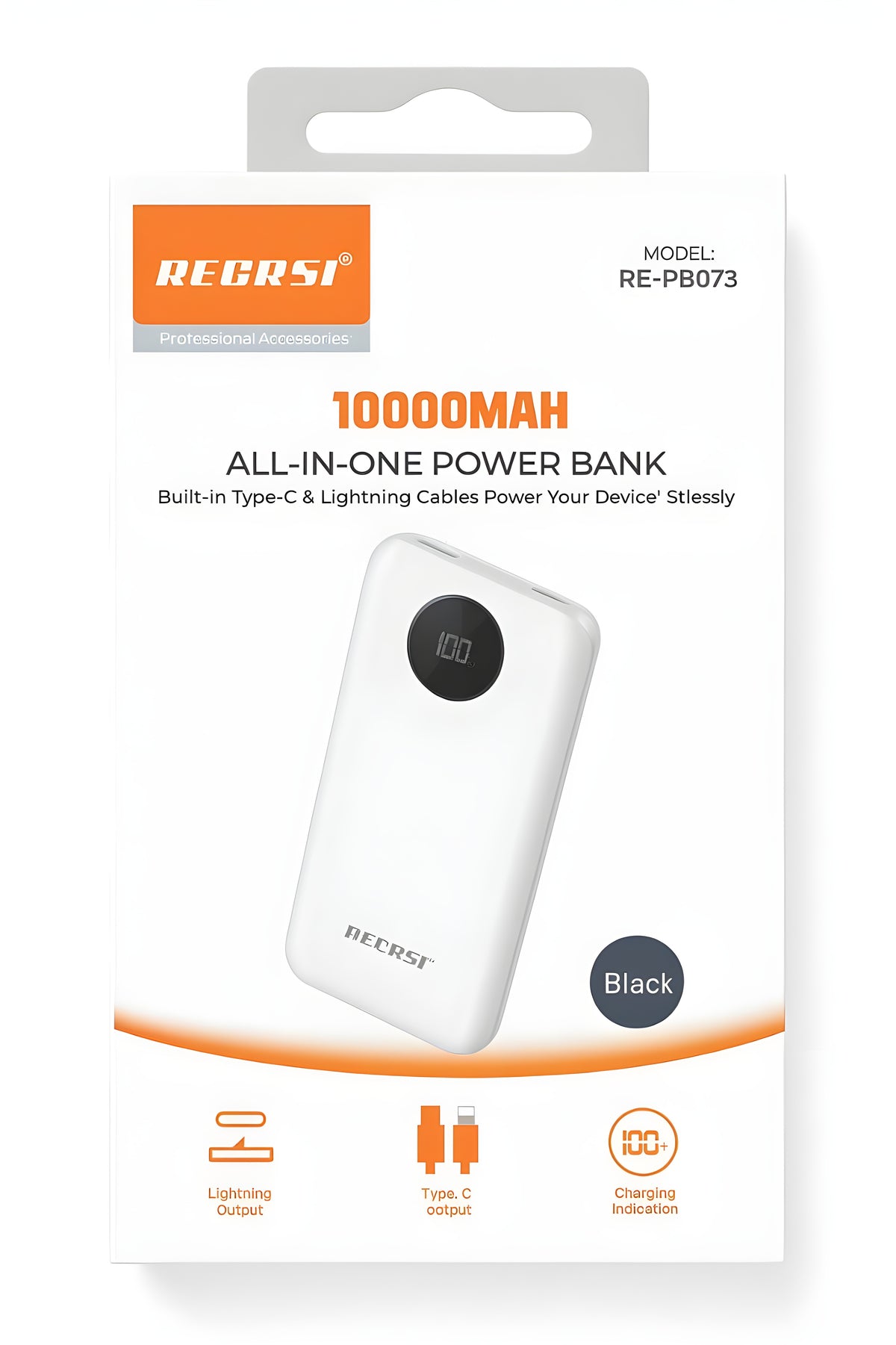 10,000mAh Multi-Cable Power Bank