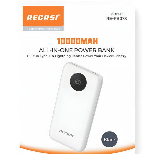 10,000mAh Multi-Cable Power Bank